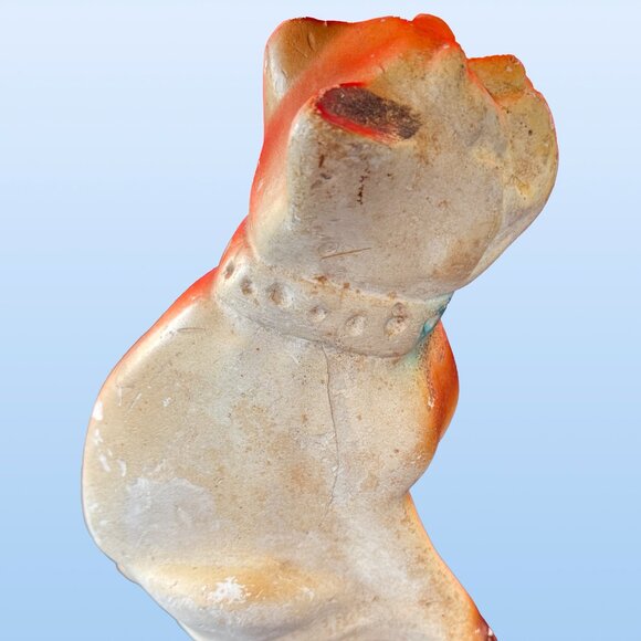 1940s chalkware carnival bulldog - Picture 5 of 5